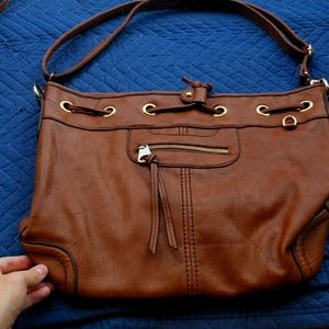 Large Brown Leather Handbag